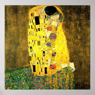 Gustavo Klimt - o poster do beijo
