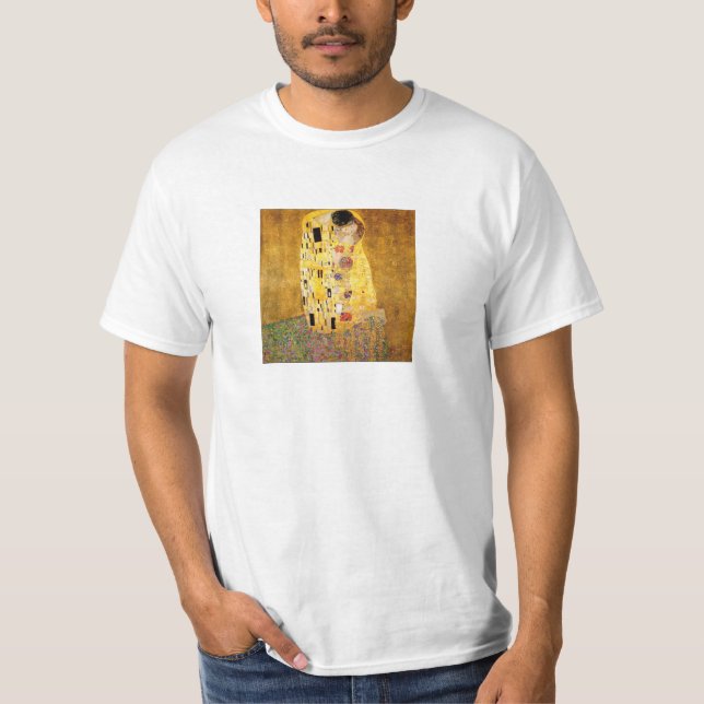 Gustavo Klimt o t-shirt do beijo (Frente)