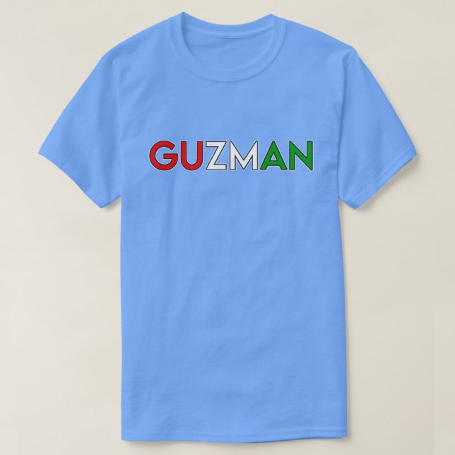 GUZMAN 01 - T-Shirt masculina (Frente do Design)