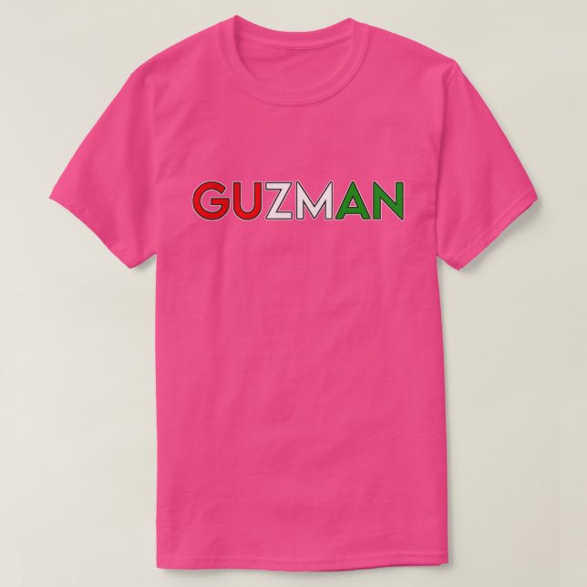 GUZMAN 01 - T-Shirt masculina (Frente do Design)