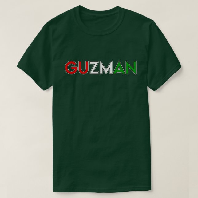 GUZMAN 01 - T-Shirt masculina (Frente do Design)