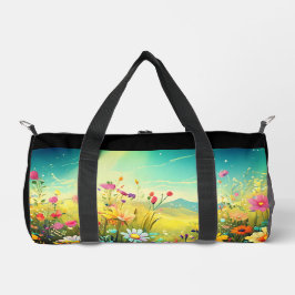 Gym & Duffel Bag com prado colorido