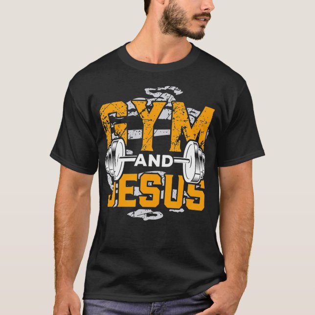 Gym e Jesus Camisa Jesus Cristo Formação sobre Mal (Frente)