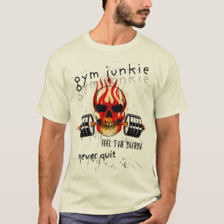 Gym Junkie: Camiseta de trabalho