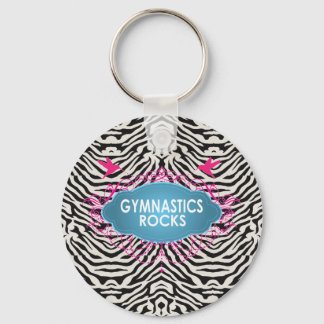 Gymnastic Fogks Rosa ZEBRA Chaveiro