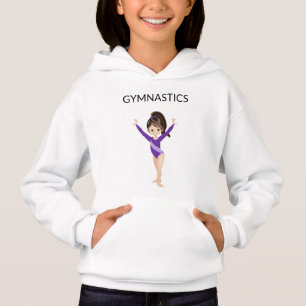 Gymnastics, capuz de pulôver com ginasta