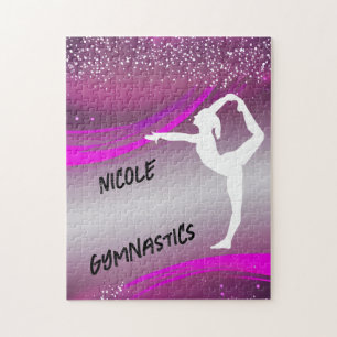 Gymnastics Girl Personalizou o Quebra-cabeça do Ji