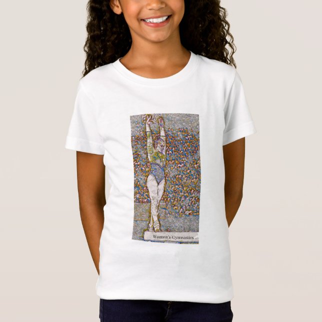 Gymnastics Girl's T-Shirt (Frente)