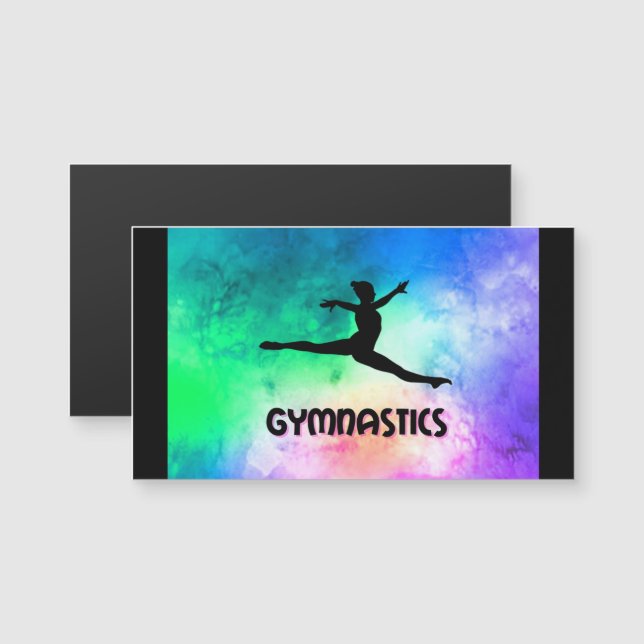 Gymnastics Switch Leap Watercolor (Frente/Verso)