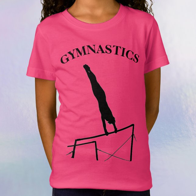 Gymnastics T-Shirt Uneven Bar Giant w/ Name (Gymnastics T-Shirt Uneven Bars Giant w/ Name)