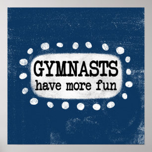 Gymnasts têm mais diversão na Poster Wall Art