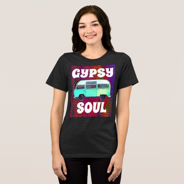 GYPSY ALUL HIPPIE VAN T-SHIRTS (Frente Completa)