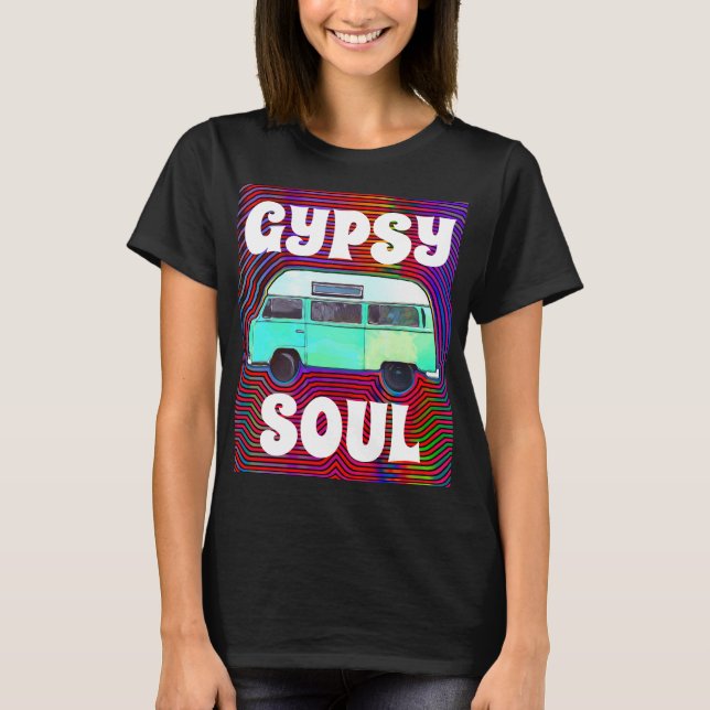 GYPSY ALUL HIPPIE VAN T-SHIRTS (Frente)