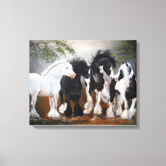 Gypsy Vanner Stallions Art Impressão