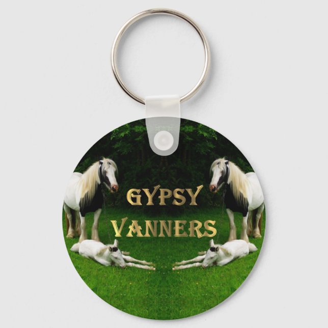 Gypsy Vanners Chaveiro (Frente)