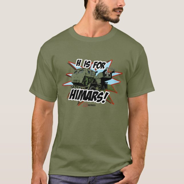H é para a camisa de HIMARS T (Frente)