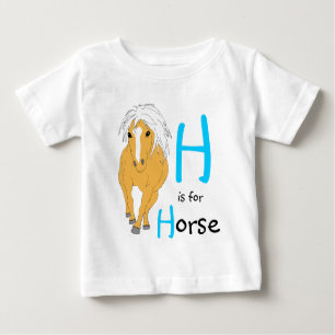 H é para a camisa Horse T