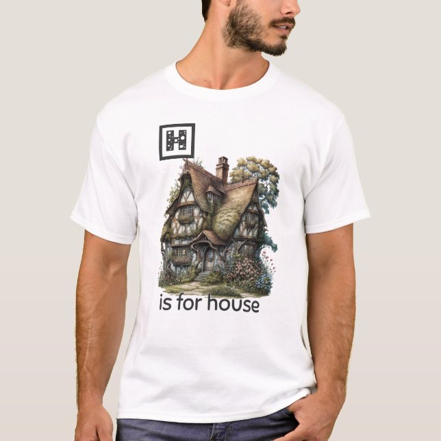 H é para House T-Shirt (Frente)