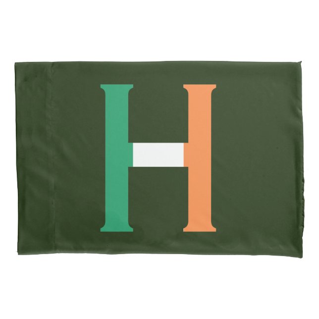 H Monograma sobreposto no Irish Flag pcnt (Frente)