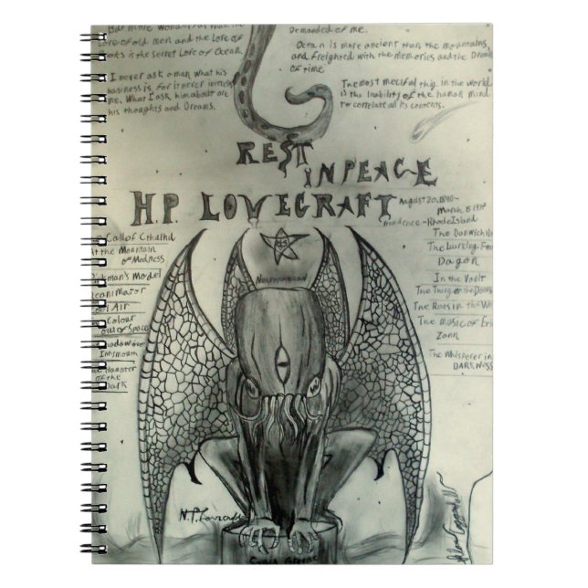 H.P. Caderno de Lovecraft (Frente)
