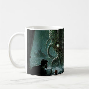 H.P. Lovecraft caquote caneca