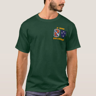 H Troop 17th Cavalaria VSR M113 ACAV Camisa