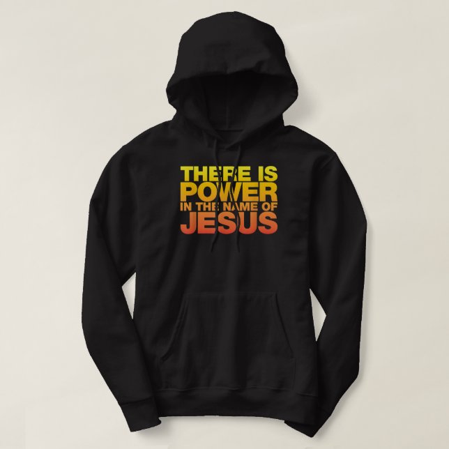 Há poder em nome da camisa de Jesus (Frente do Design)