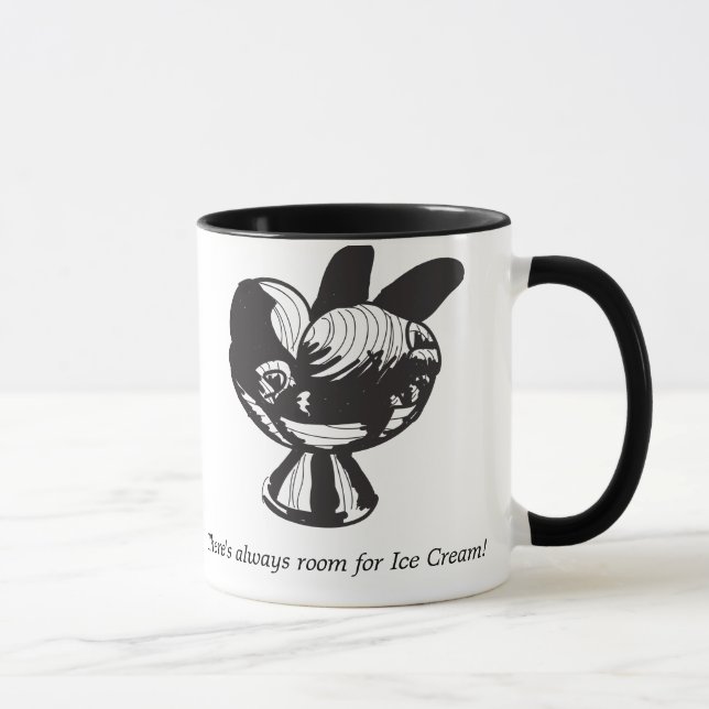 Há sempre uma sala para o sorvete! Caneca rodeado (Direita)