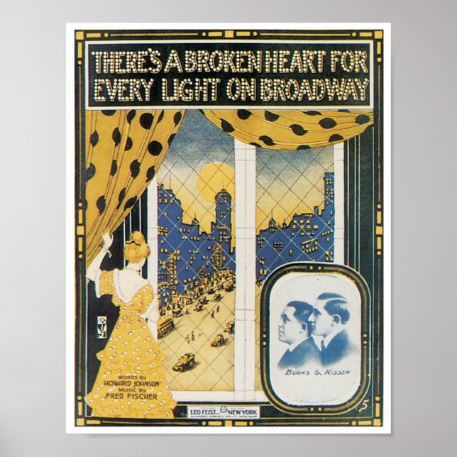 Há um poster de Coração Quebrado (Frente)