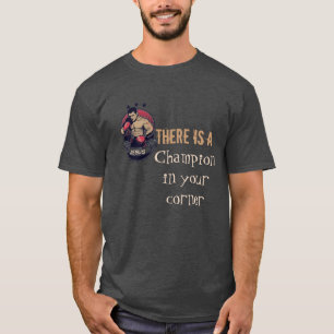 Há uma camiseta de campeão