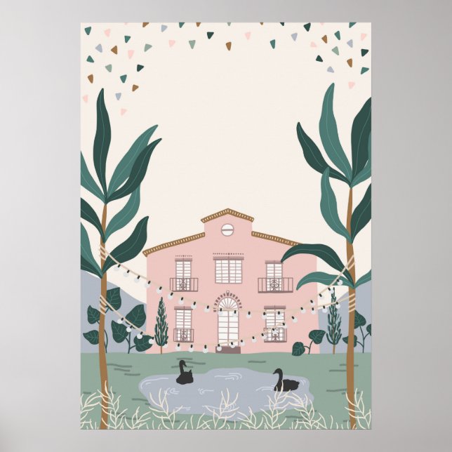 Hacienda Poster (Frente)