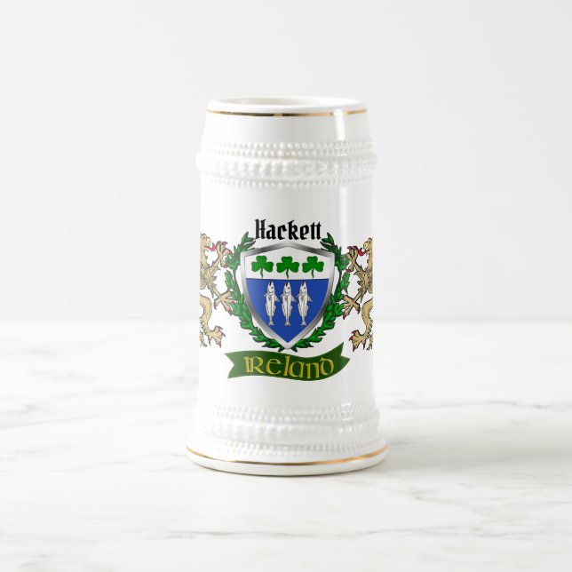 Hackett Irish Shield Beer Caneca de cerveja (Centro)