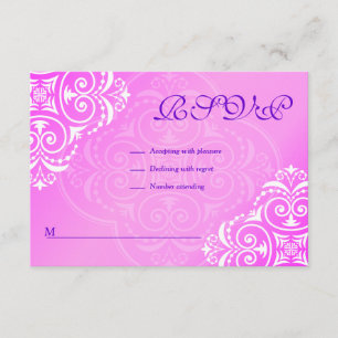 Hadassah Bat Mitzvah Convite RSVP
