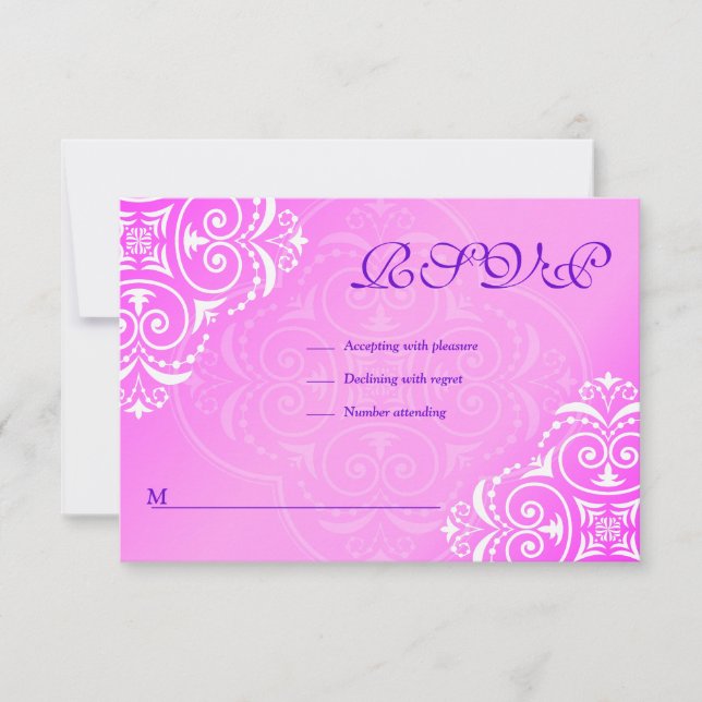Hadassah Bat Mitzvah Convite RSVP (Frente)