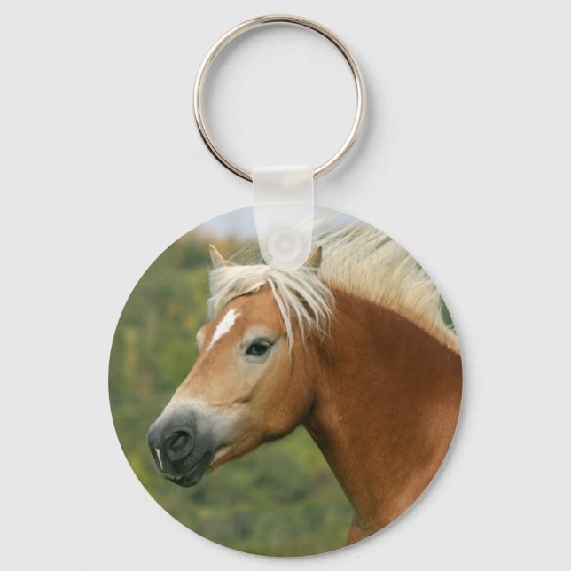Haflinger Horse Chaveiro (Frente)