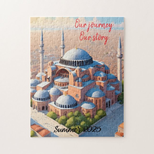 Hagia Sophia Personalizada Quebra-cabeça (Vertical)