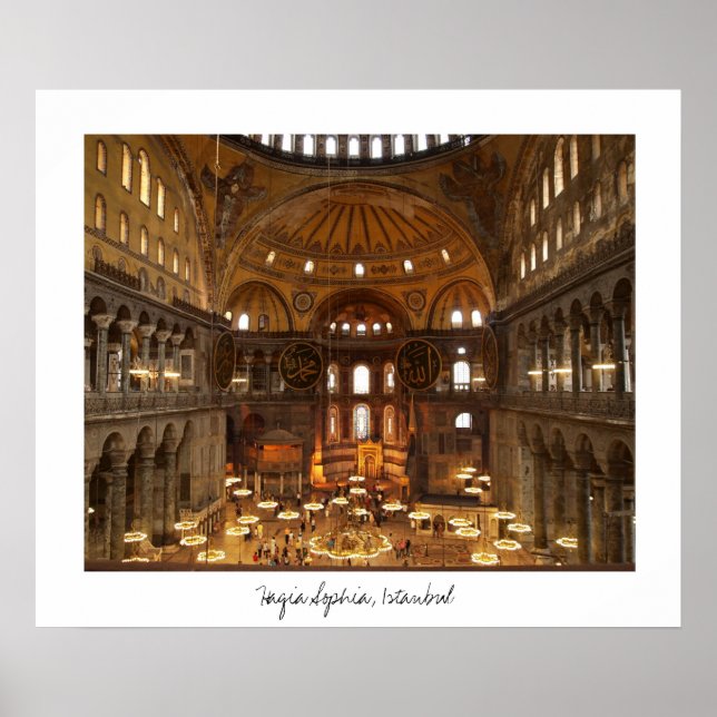 Hagia Sophia Poster (Frente)