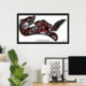 "HAIDA SPIRIT" Impressão de Arte Otter ao estilo d (Home Office)