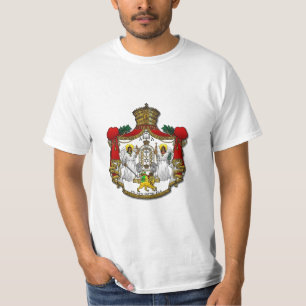 Haile Selassie eu Crest - o t-shirt branco