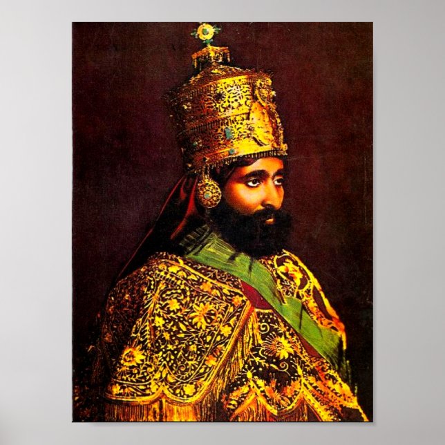 Haile Selassie I Coronation Poster (Frente)