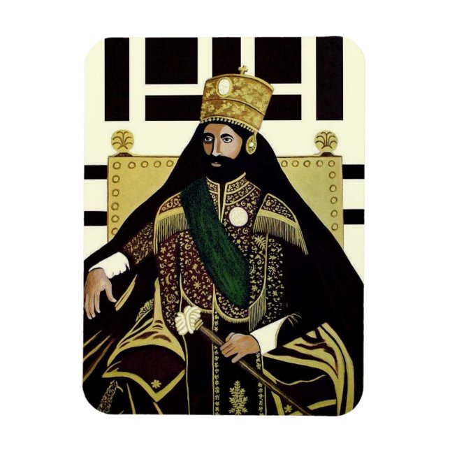 Haile Selassie Jah íman - HIM Rastafari - (Vertical)