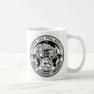 Haile Selassie mim caneca da universidade