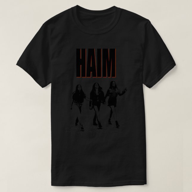 Haim Clássico T-Shirt (Frente do Design)