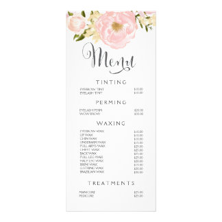 Hair Nail Salon Beauticitic Menu Floral Price List
