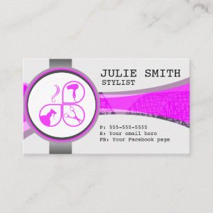 Hair Salon Cartão de visita
