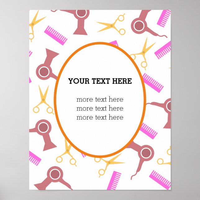 Hair Salon poster (Frente)