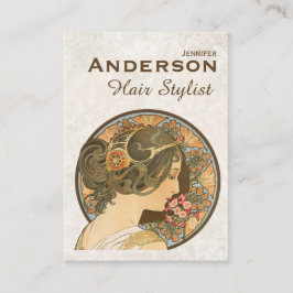 Hair Stylist Flowers Beauty CC0766 Cartão de visit