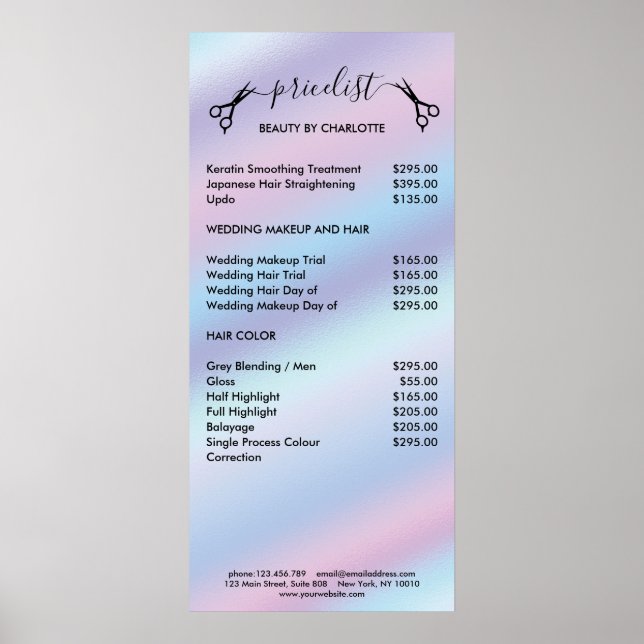 Hair Stylist - Poster (Frente)