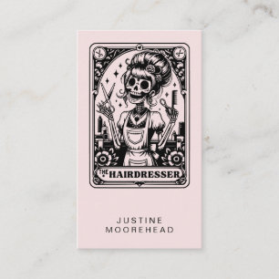 Hair Stylist Tarot Cartão de visita