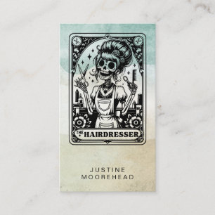 Hair Stylist Tarot Cartão de visita